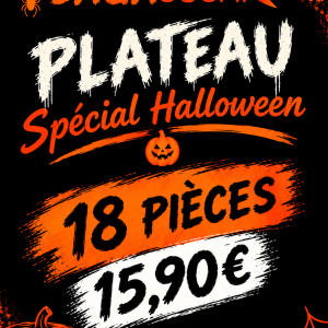 Plateau Halloween 18 pcs