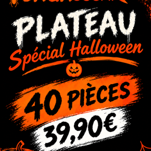 Plateau Halloween 40 pcs