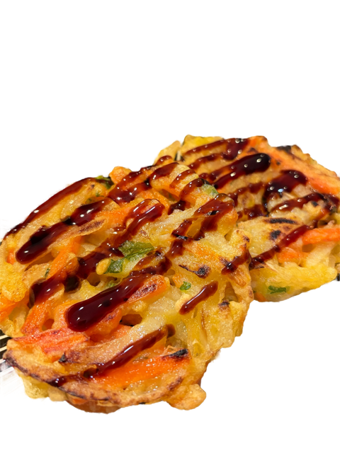 Kakiage légumes frits en palet x2
